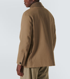 Loro Piana Barth cotton peacoat