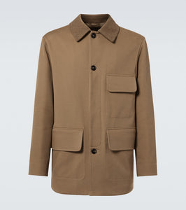 Loro Piana Barth cotton peacoat