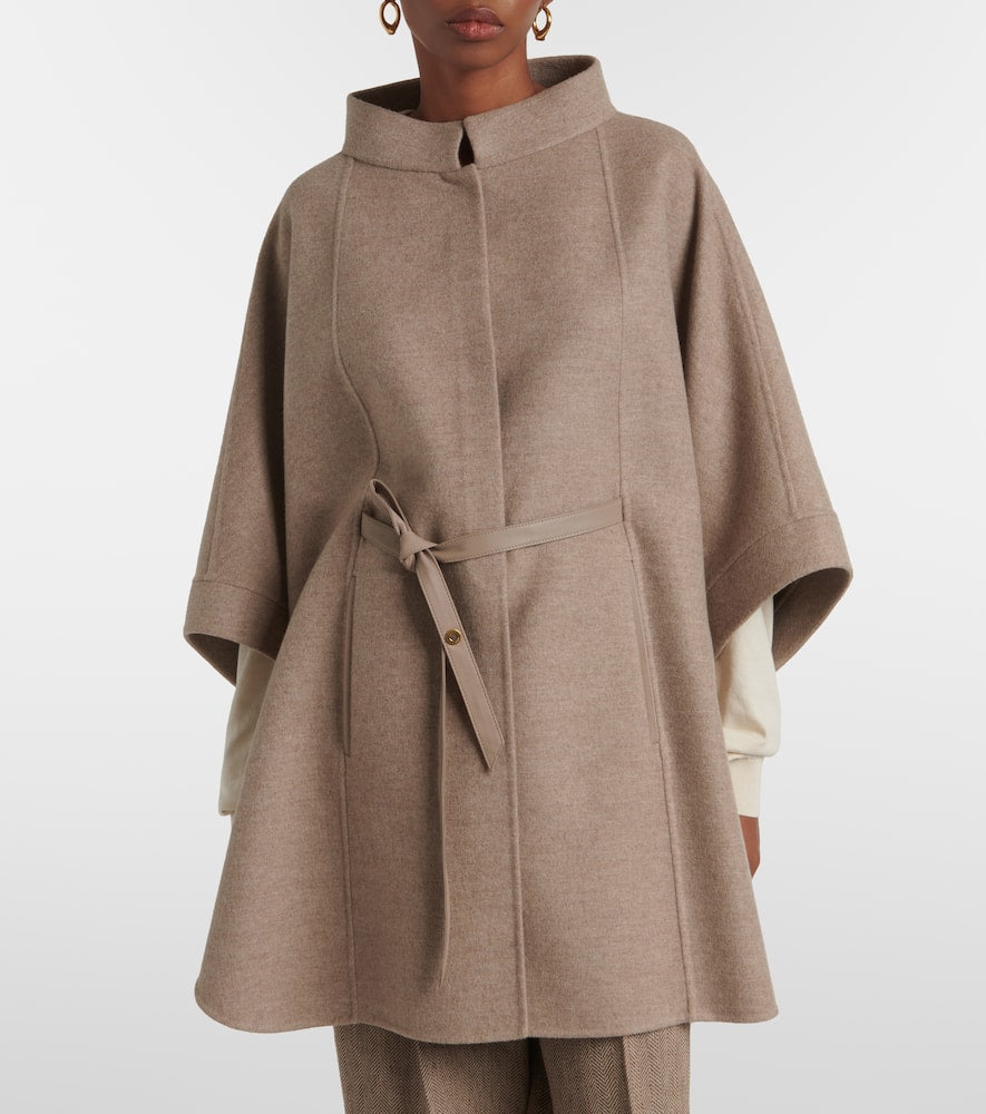 Loro Piana Belted cashmere cape