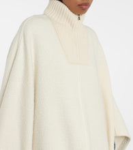 Loro Piana Britney cashmere and silk poncho