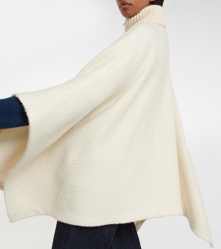 Loro Piana Britney cashmere and silk poncho