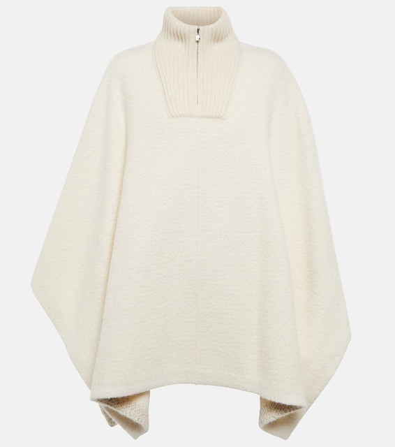 Loro Piana Britney cashmere and silk poncho