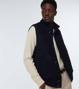 Loro Piana Carry reversible cashmere vest