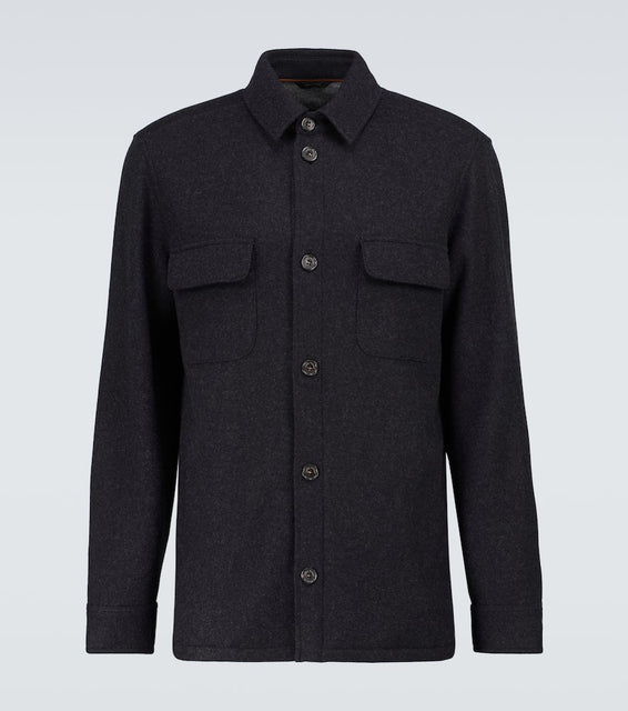 Loro Piana Cashmere-blend overshirt