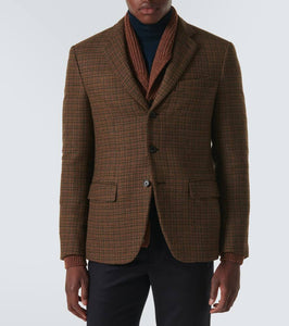 Loro Piana Checked wool blazer