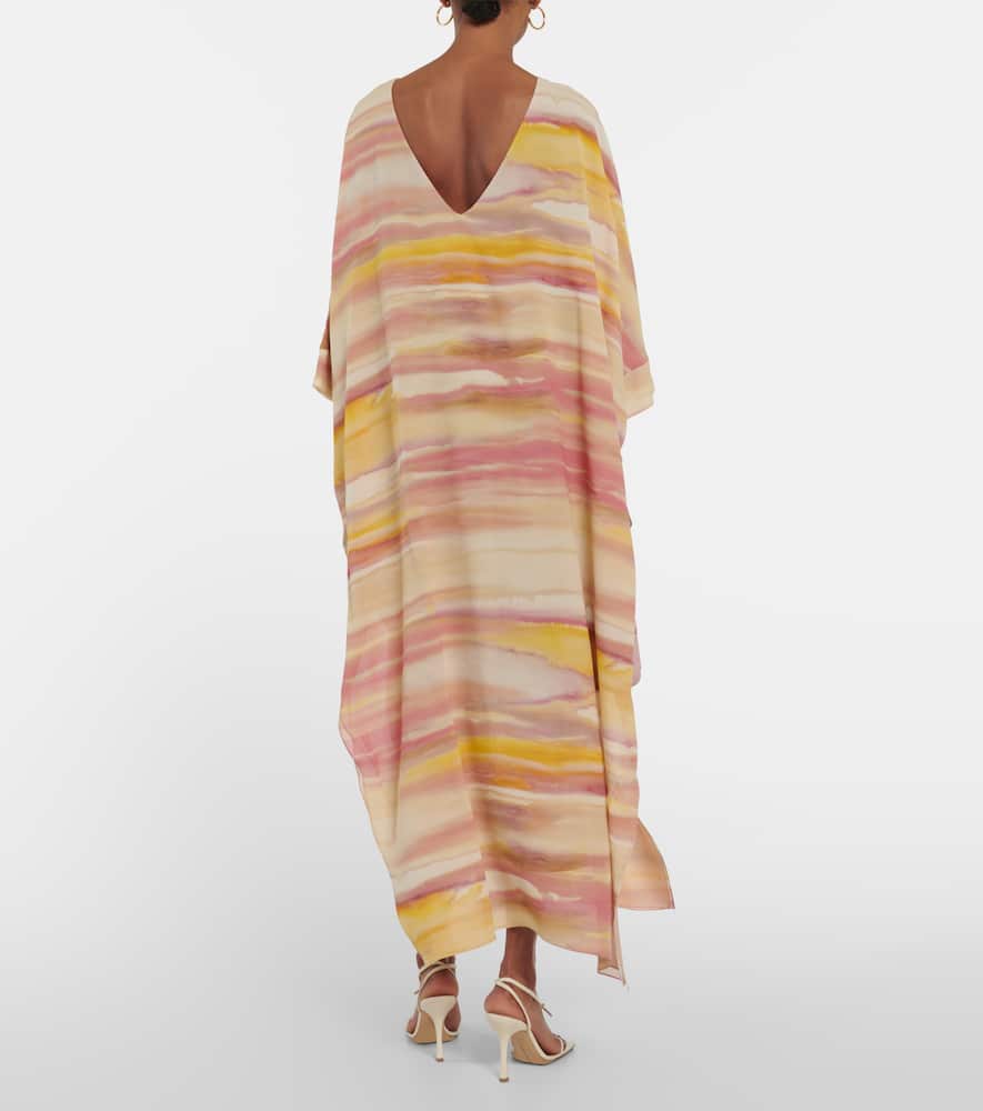 Loro Piana Cillia printed silk georgette kaftan