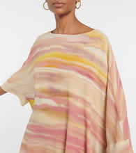 Loro Piana Cillia printed silk georgette kaftan