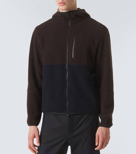 Loro Piana Colorblocked cashmere hoodie