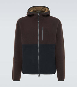 Loro Piana Colorblocked cashmere hoodie