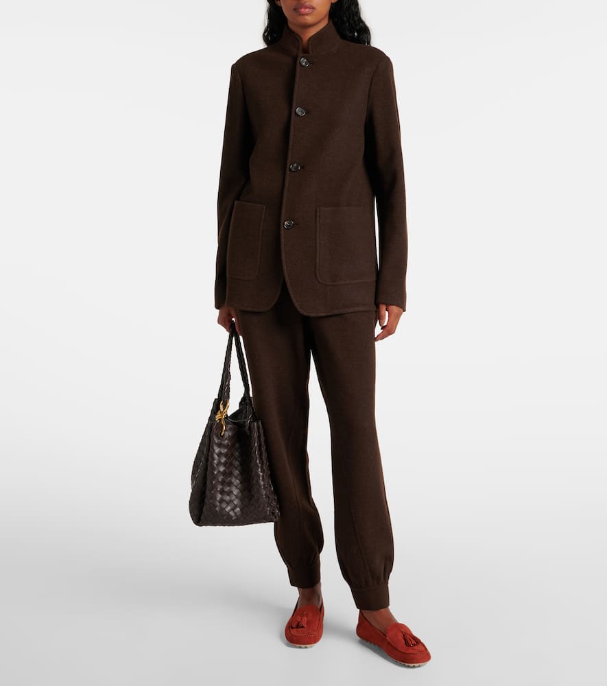 Loro Piana Dot Sole Walk suede moccasins