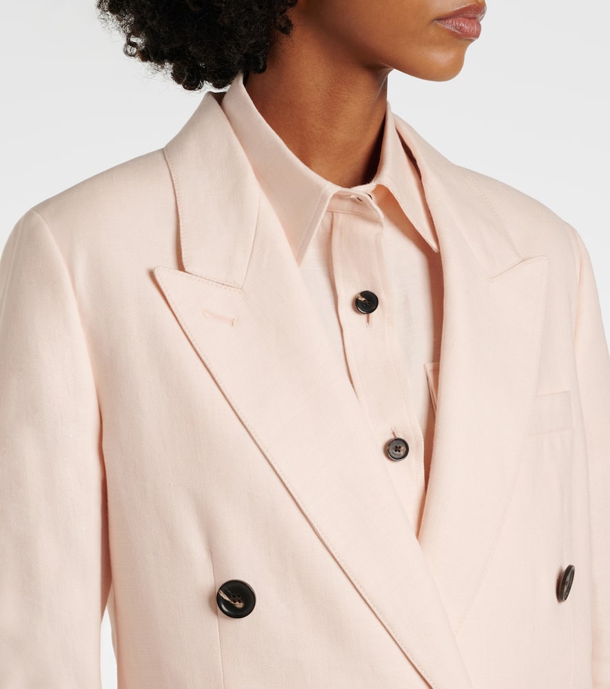 Loro Piana Genny linen and wool Batavia blazer