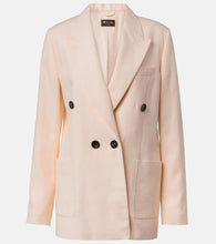 Loro Piana Genny linen and wool Batavia blazer