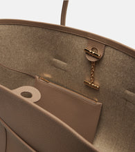 Loro Piana Ghiera Large leather tote bag