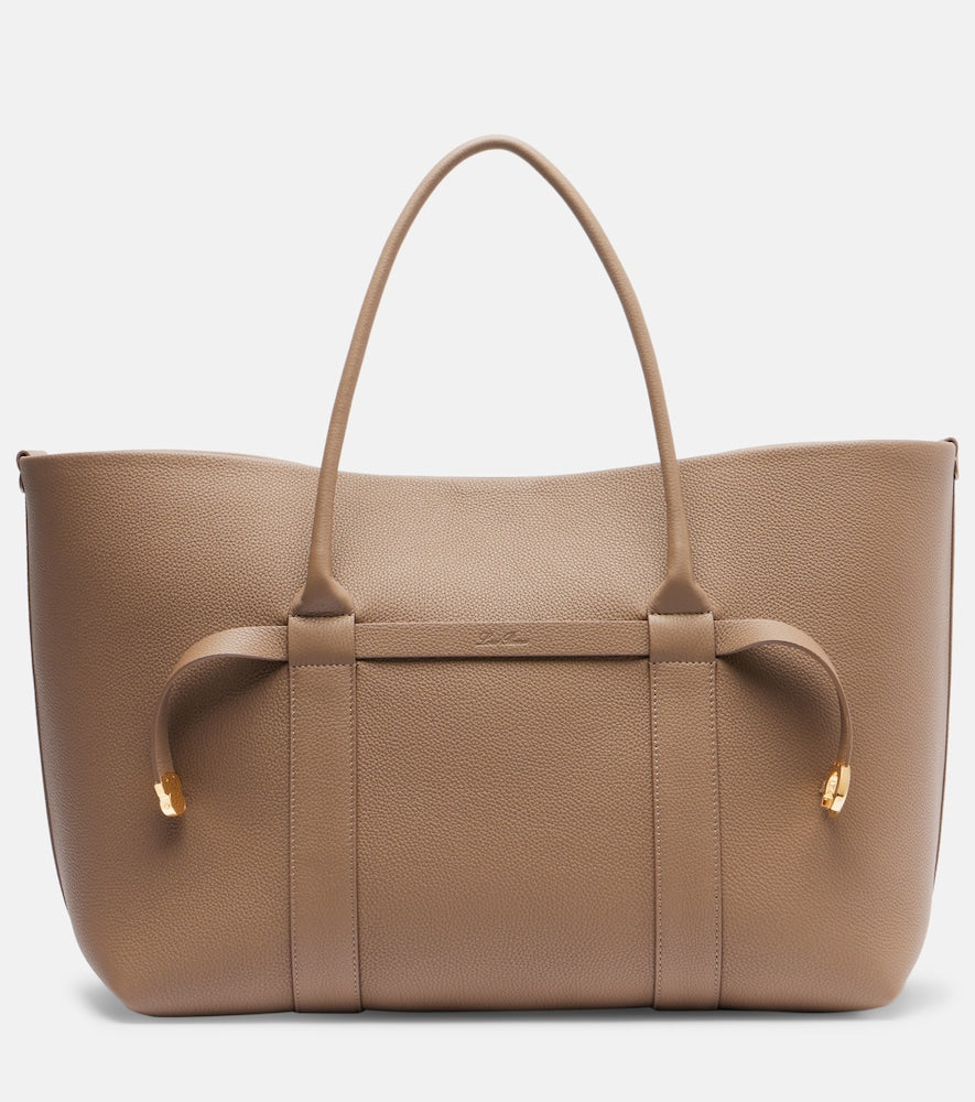 Loro Piana Ghiera Large leather tote bag - Loro Piana Ghiera 大号皮革手提包