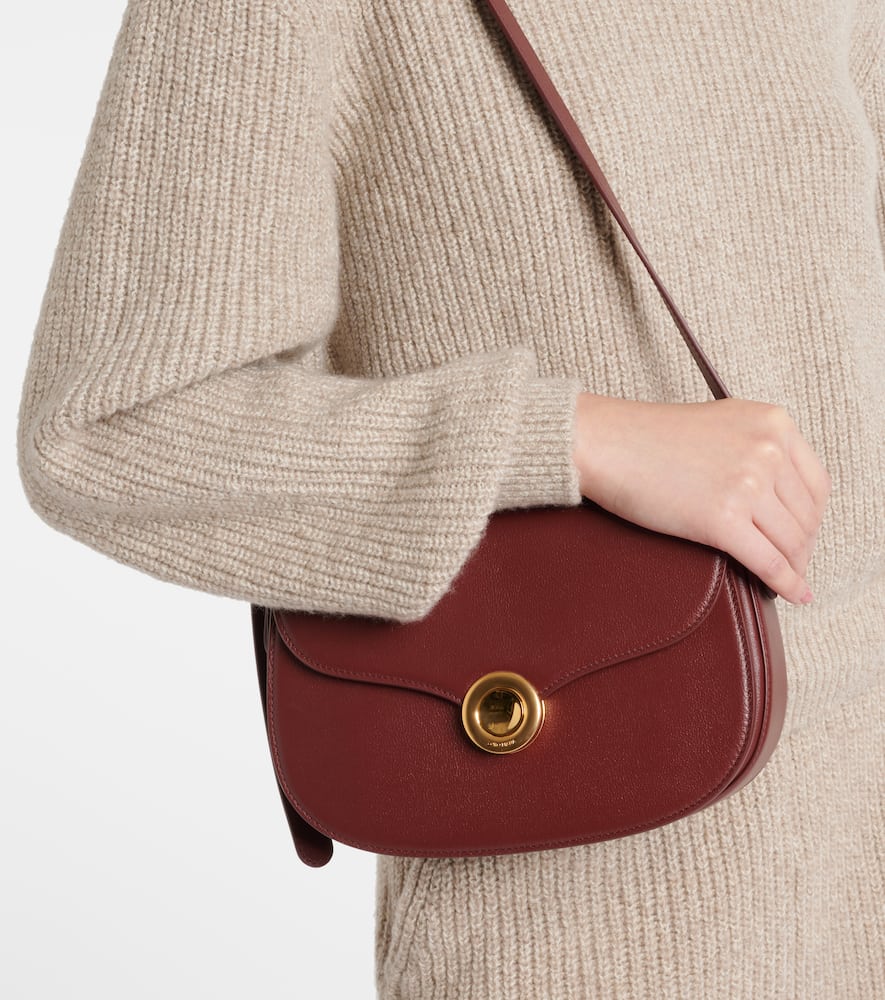 Loro Piana Ghiera Small leather crossbody bag