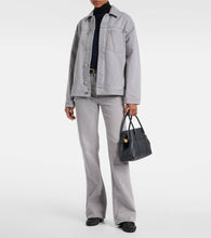 Loro Piana Ghiera Small leather tote bag