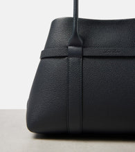 Loro Piana Ghiera Small leather tote bag