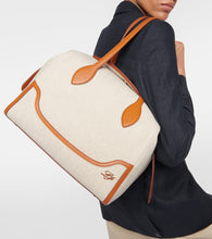 Loro Piana Happy Day Large canvas tote bag