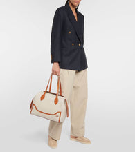 Loro Piana Happy Day Large canvas tote bag