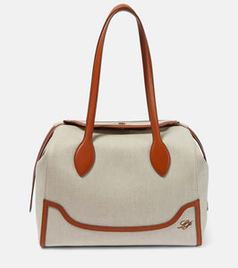 Loro Piana Happy Day Large canvas tote bag. Shop Loro Piana Tote Bags for women now.