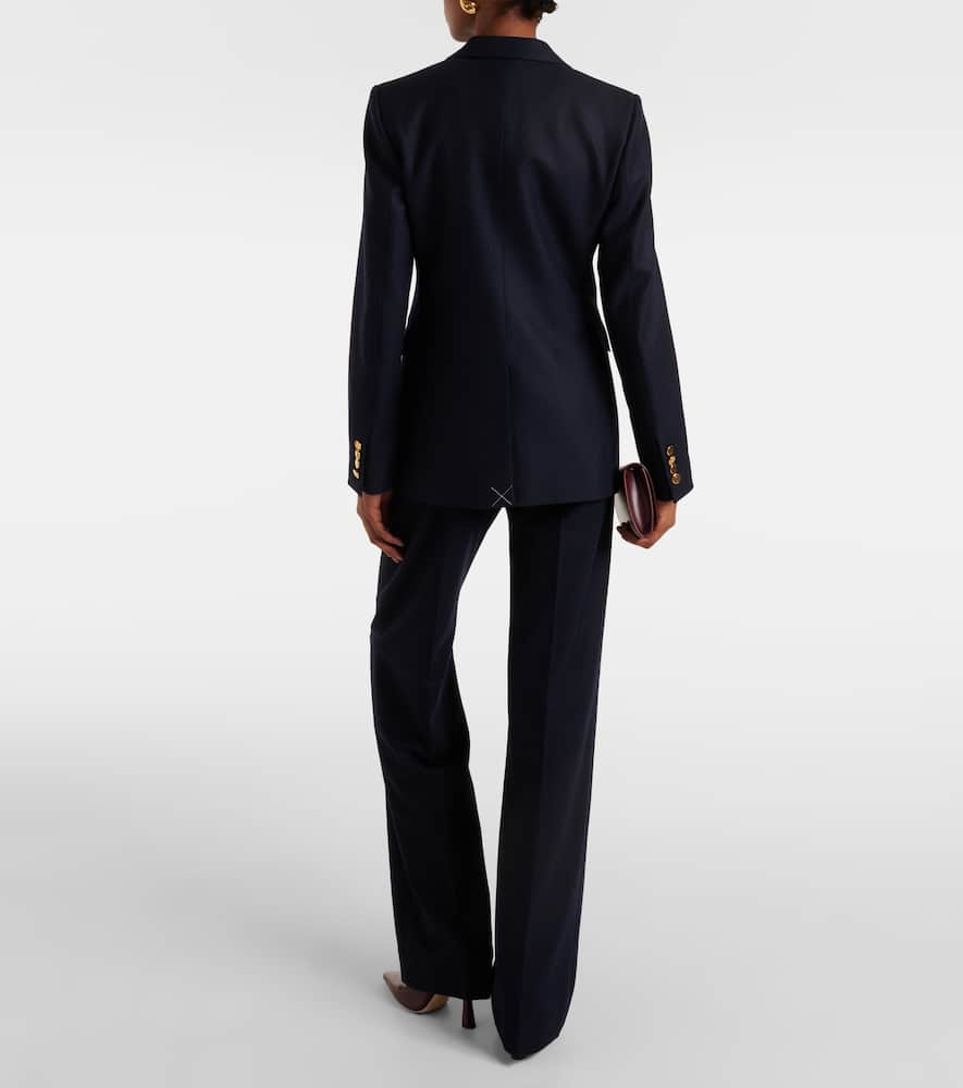 Loro Piana Hellen wool and cashmere flannel jacket