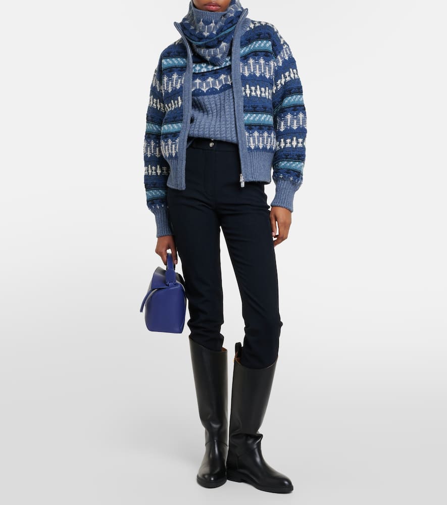 Loro Piana Holiday Noel cashmere bomber jacket