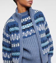 Loro Piana Holiday Noel cashmere bomber jacket