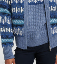 Loro Piana Holiday Noel cashmere bomber jacket