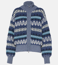 Loro Piana Holiday Noel cashmere bomber jacket