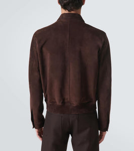 Loro Piana Kane suede bomber jacket