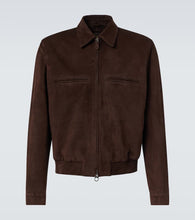 Loro Piana Kane suede bomber jacket