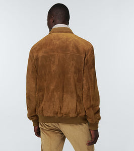 Loro Piana Kent suede bomber jacket