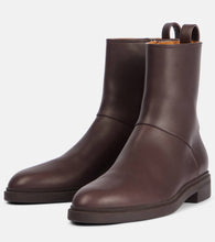 Loro Piana Kilda leather ankle boots