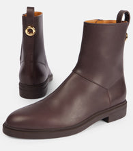 Loro Piana Kilda leather ankle boots