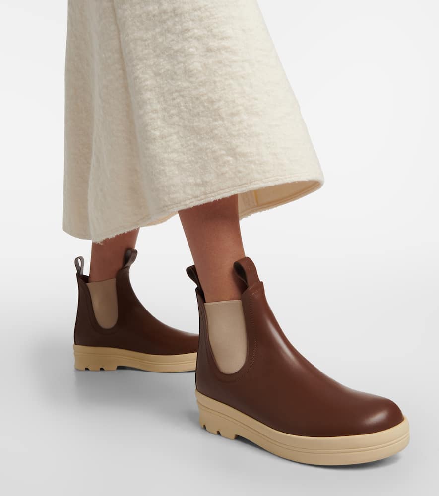 Loro Piana Lakeside leather Chelsea boots