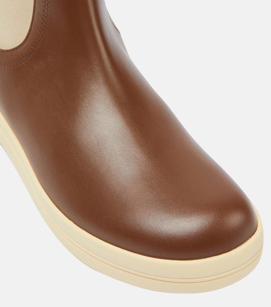 Loro Piana Lakeside leather Chelsea boots