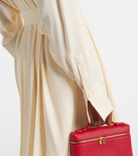 Loro Piana Lorely pleated georgette midi dress
