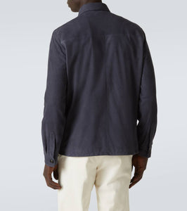 Loro Piana Lowe suede overshirt