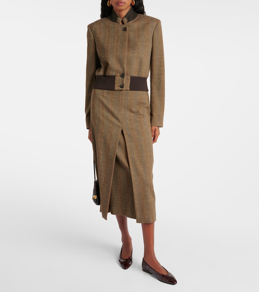 Loro Piana Marty wool and cashmere bomber jacket