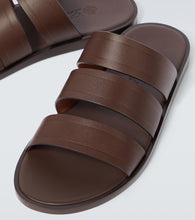 Loro Piana Naha leather slides