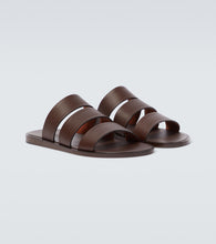 Loro Piana Naha leather slides