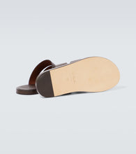 Loro Piana Naha leather slides
