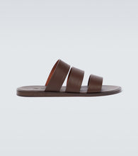 Loro Piana Naha leather slides - Loro Piana Naha 皮革拖鞋