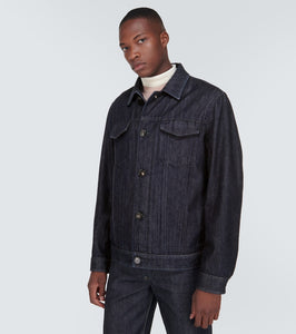 Loro Piana Neive denim and cashmere jacket