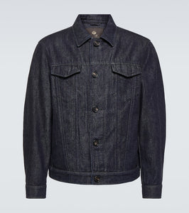 Loro Piana Neive denim and cashmere jacket