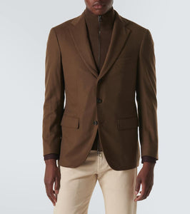 Loro Piana New Order layered cashmere jacket