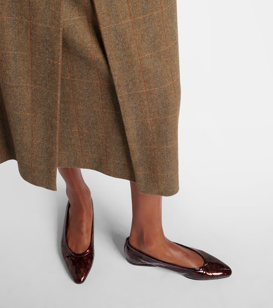 Loro Piana Primula patent leather ballet flats