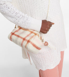 Loro Piana Puffy Small cashmere and silk pouch