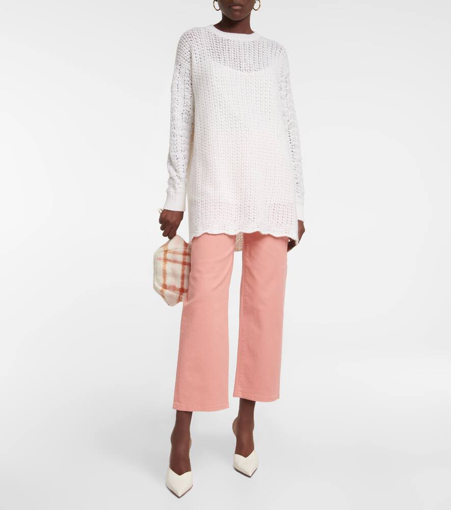 Loro Piana Puffy Small cashmere and silk pouch