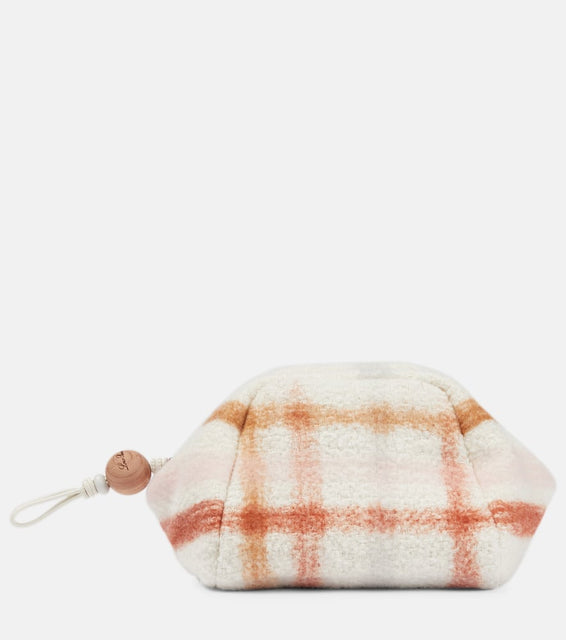 Loro Piana Puffy Small cashmere and silk pouch. Shop Loro Piana Clutches for women now.